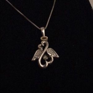 Sterling Silver Open Hearts Rhythm Necklace